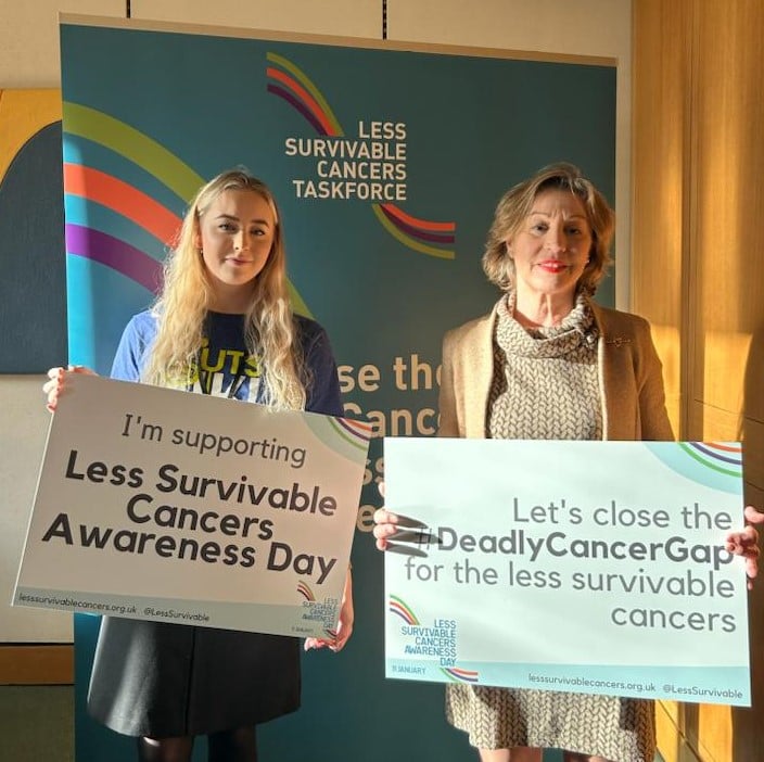 Rebecca Pow MP less survivablecancer awareness