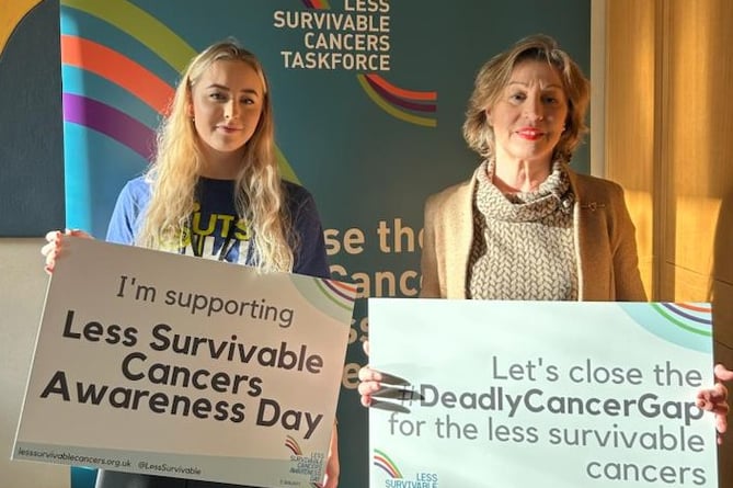 Rebecca Pow MP less survivablecancer awareness