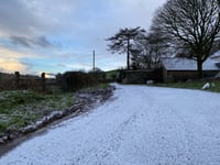 Snow and heavy frost across Somerset