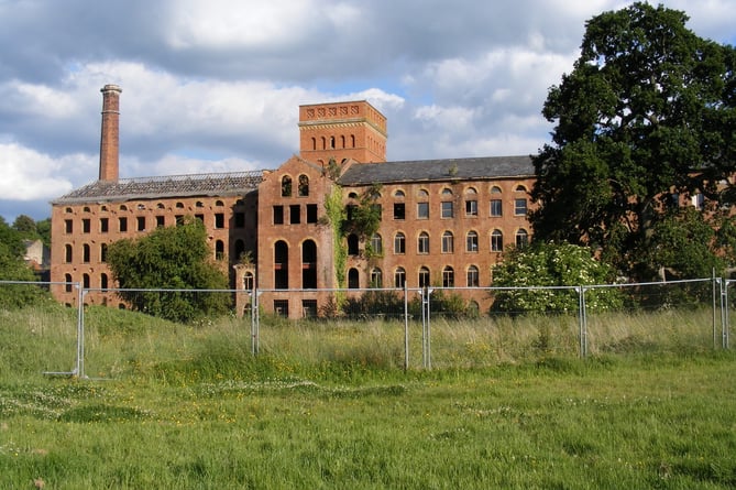 The derelict Fox's factory at Tonedale