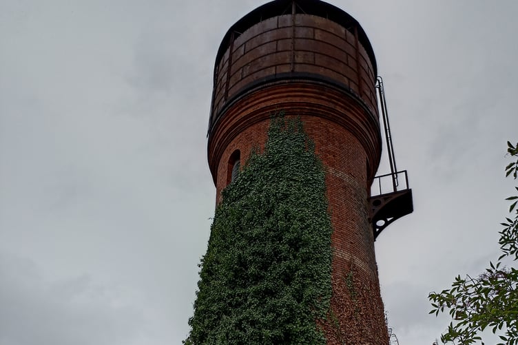 One of the two towers at Rockwell Green before the work