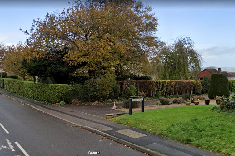 Hoyles Close at the junction with Hoyles Road, Wellington