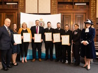 Murder scene police are honoured