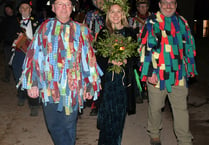 Ancient wassail ceremony to ensure a good harvest