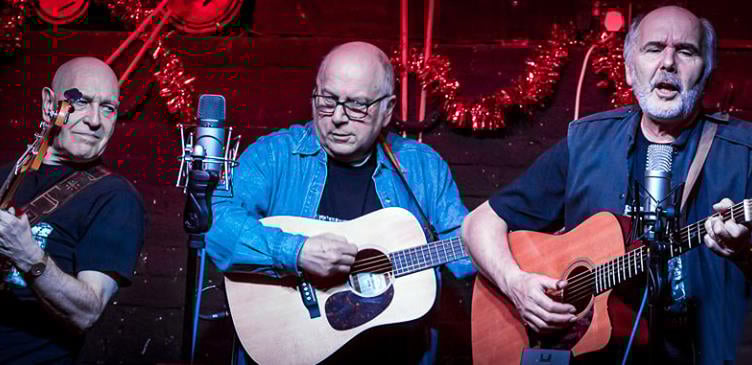 The Stonegallows present line-up. Pictured: John Alderslade,  Joffre White and Tony Batten