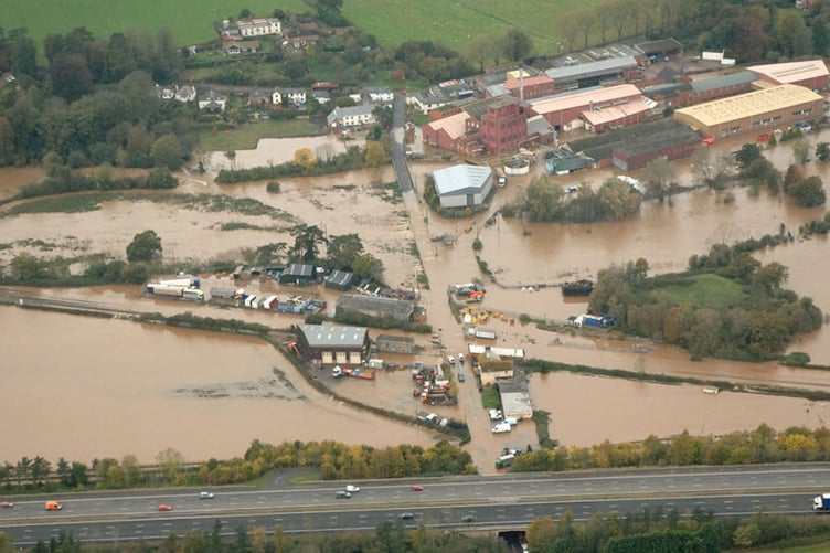 Flooding at Hele