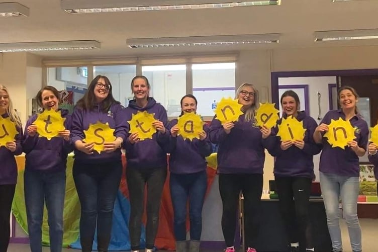 Staff at Court Fields Pre-School