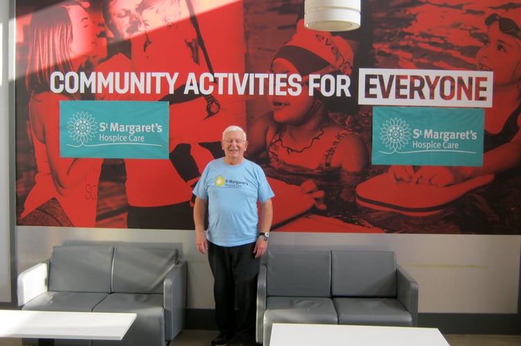 Richard Elloway is raising money for St Margaret's Hospice