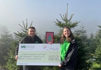 Christmas tree buyers raise more than £2,000 for charities