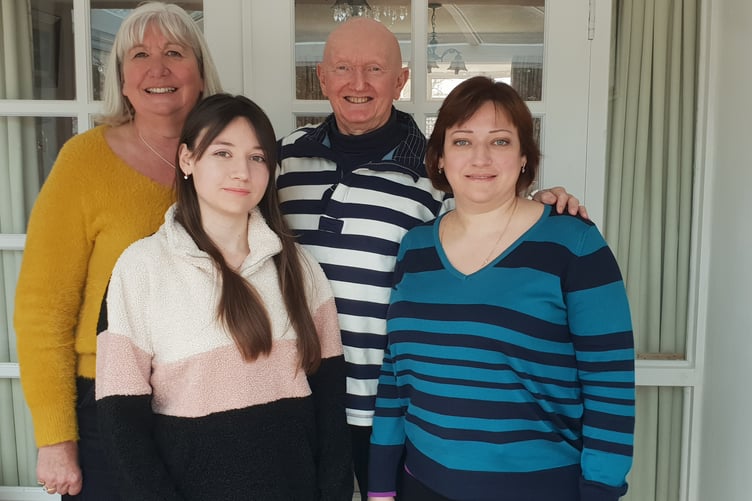 Ruth and David Knowlman Ira and Yulia Haidenko Wellington Ukraine refugee Russia war invasion host family