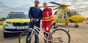 New cycle challenge to raise funds for Somerset air ambulance