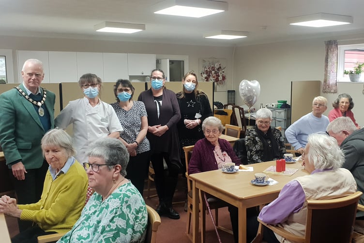 Abbeyfield Society Old Vicarage Wellington elderly over-55s residents dining room reopens meals