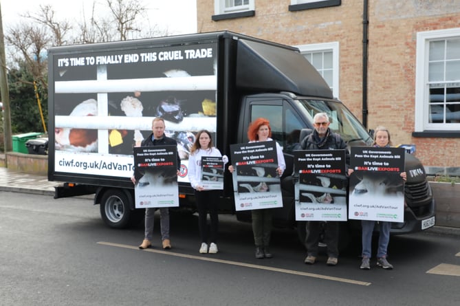 Anti factory farming charity World Farming brought their message to Taunton this week