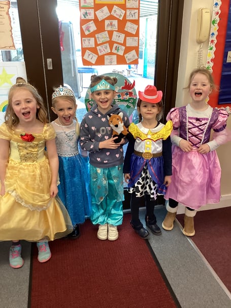 Students at St John's primary school dressed up as their favourite fictional characters to celebrate World Book Day