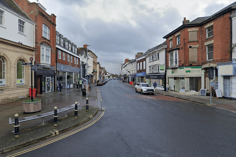 Looking down Fore Street in Wellington