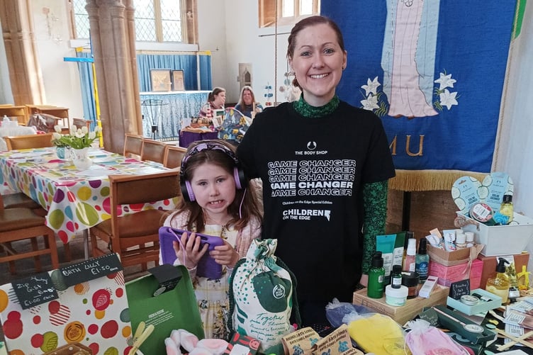 Children and families got stuck in with crafts, preparing Mother's Day cards and decorating eggs