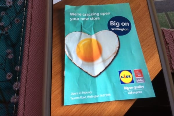 Last month Lidl sent leaflets around town promising an opening date of February 23, before a spokesperson revealed they were sent out 'in error'