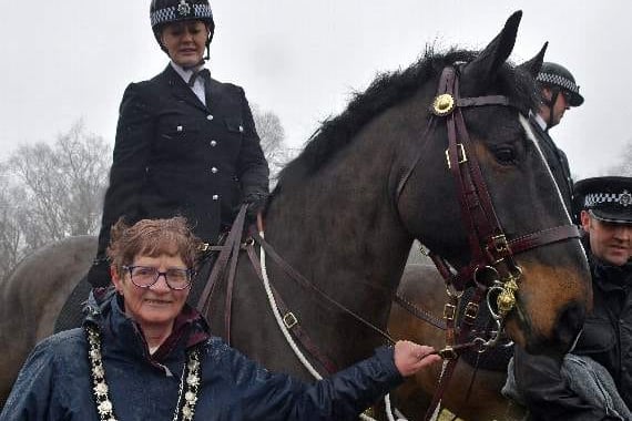 Wellington Janet Lloyd Mayor police horse naming Hannah Clarke
