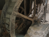 Medieval manor water wheel being restored 