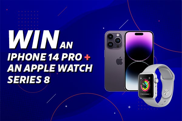 Win an iPhone 14 pro or a cash prize worth as much as £25,000 in the Somerset West lottery