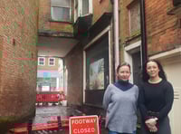 Fears of building collapse in town centre