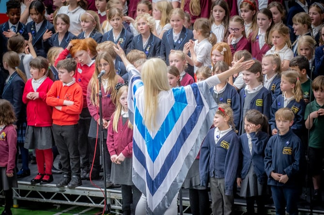 The Wellington School 'Come and Sing' event attracted an audience of over 1000 