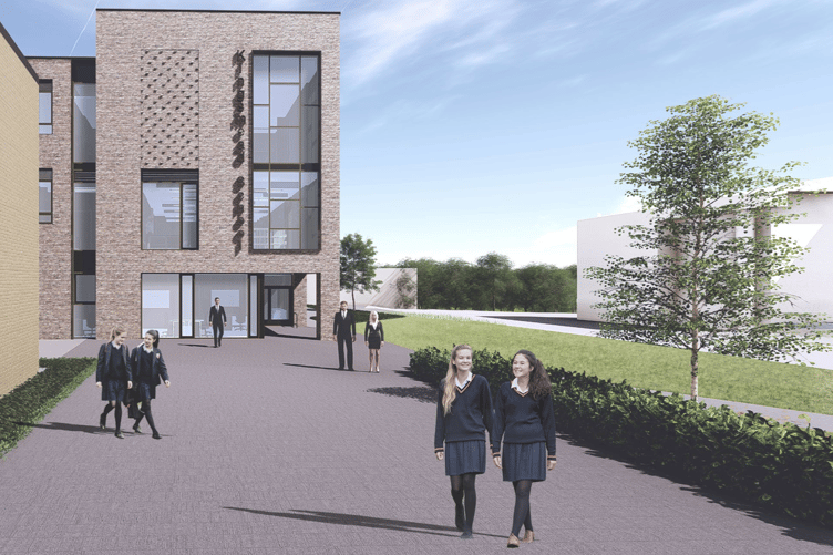An artist's impression of the new look Kingsmead campus