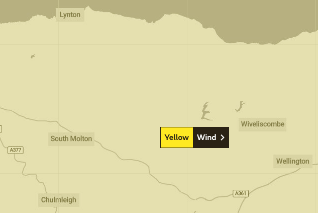 The Met Office has issued a Yellow warning for wind as gales threaten to cut power