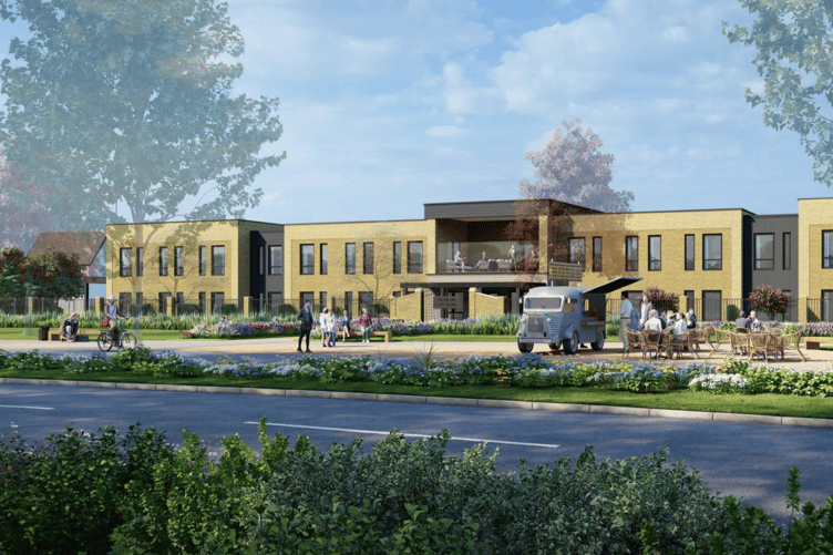 An artist's impression of the new Comeytrowe care home