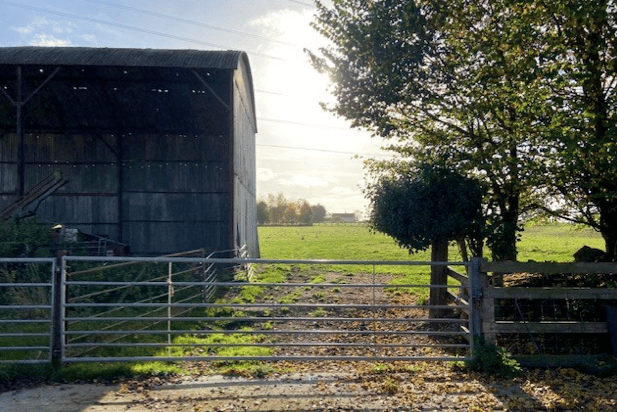 The vacant space at the Hele Manor site earmarked for the installation of a new battery storage unit
