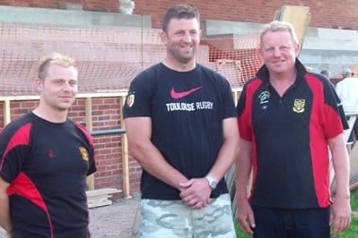 David Sims, centre, died suddenly from a heart attack last year