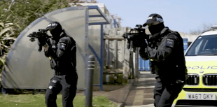 Man freed after armed police raid following handgun fears