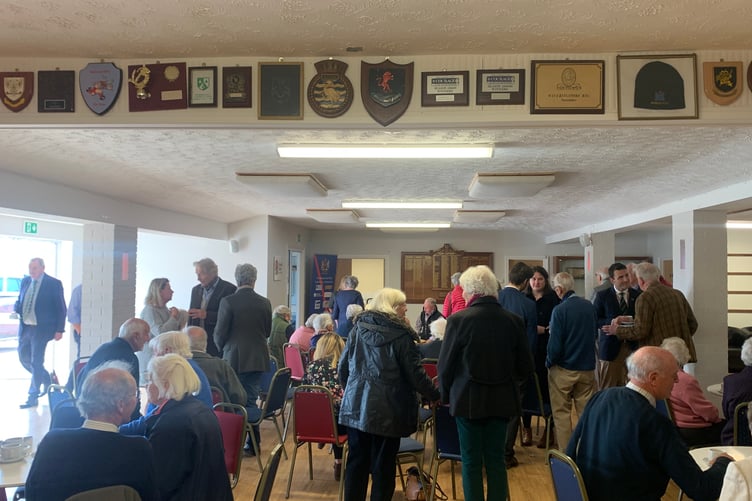 The Wivey Rugby Club hosted visitors from all over the country for Wesley Wyatt's book launch on Tuesday