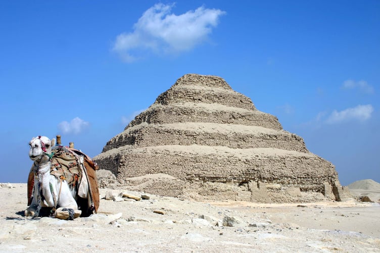 The Step Pyramid of King Djoser.