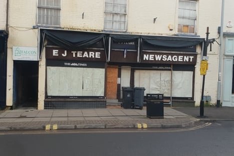 E J Teare's newsagents on South Street has been left vacant since 2017