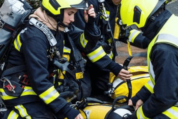 A Minehead fire and rescue crew