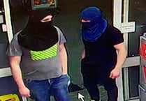 Masked men raid Wellington petrol station 