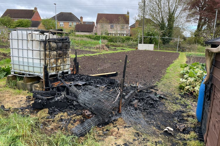 Police are appealing for witnesses to come forward following an arson attack on Thursday night