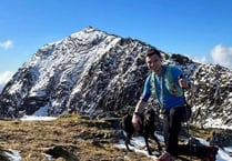 Jed taking on 'Welsh 3000s' challenge