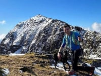 Jed taking on 'Welsh 3000s' challenge