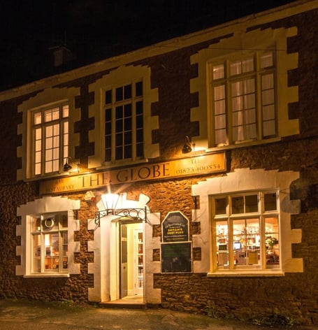 Milverton's last public house, The Globe.