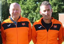 Management trio club Wellington ,Nick Buttle, Adam Watson, football