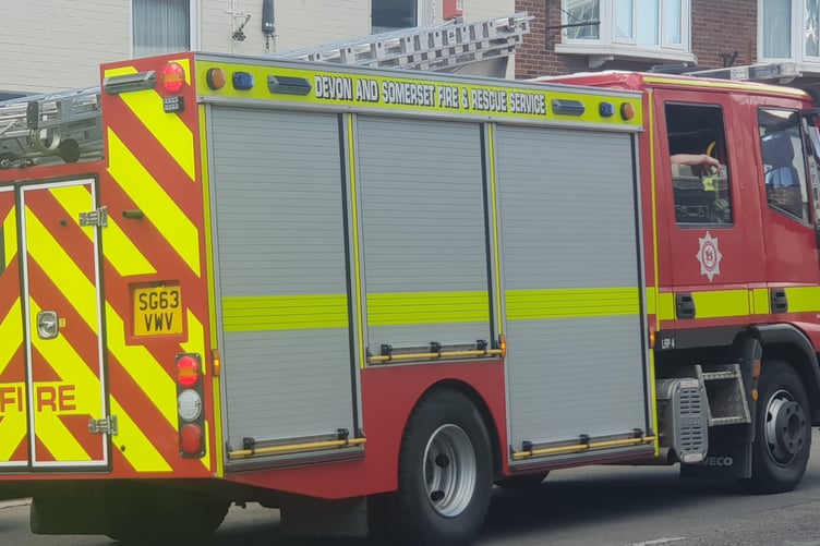 Busy day for West Somerset firefighters.