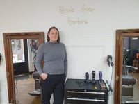Claire's Black Bear Barbers celebrates success