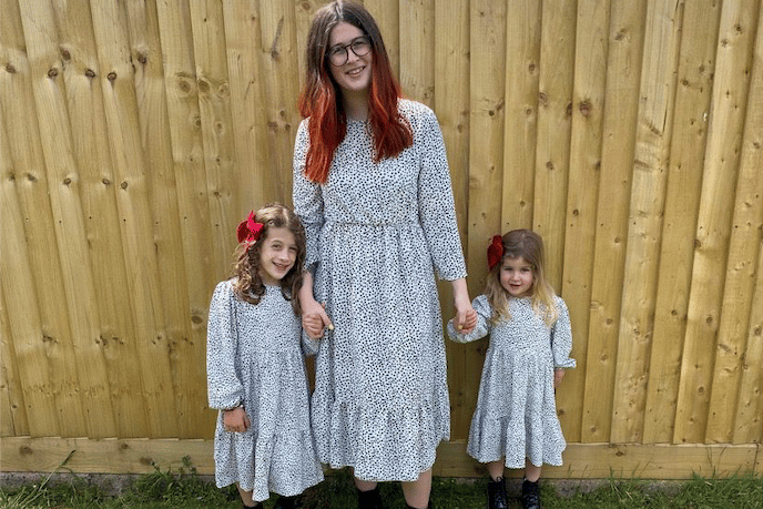 Wellington crafter Fern Taylor with daughters Arabella (left) and Matilda