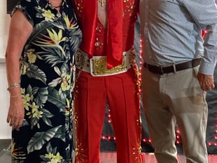 Ken thanks cancer charity with Elvis fund-raiser