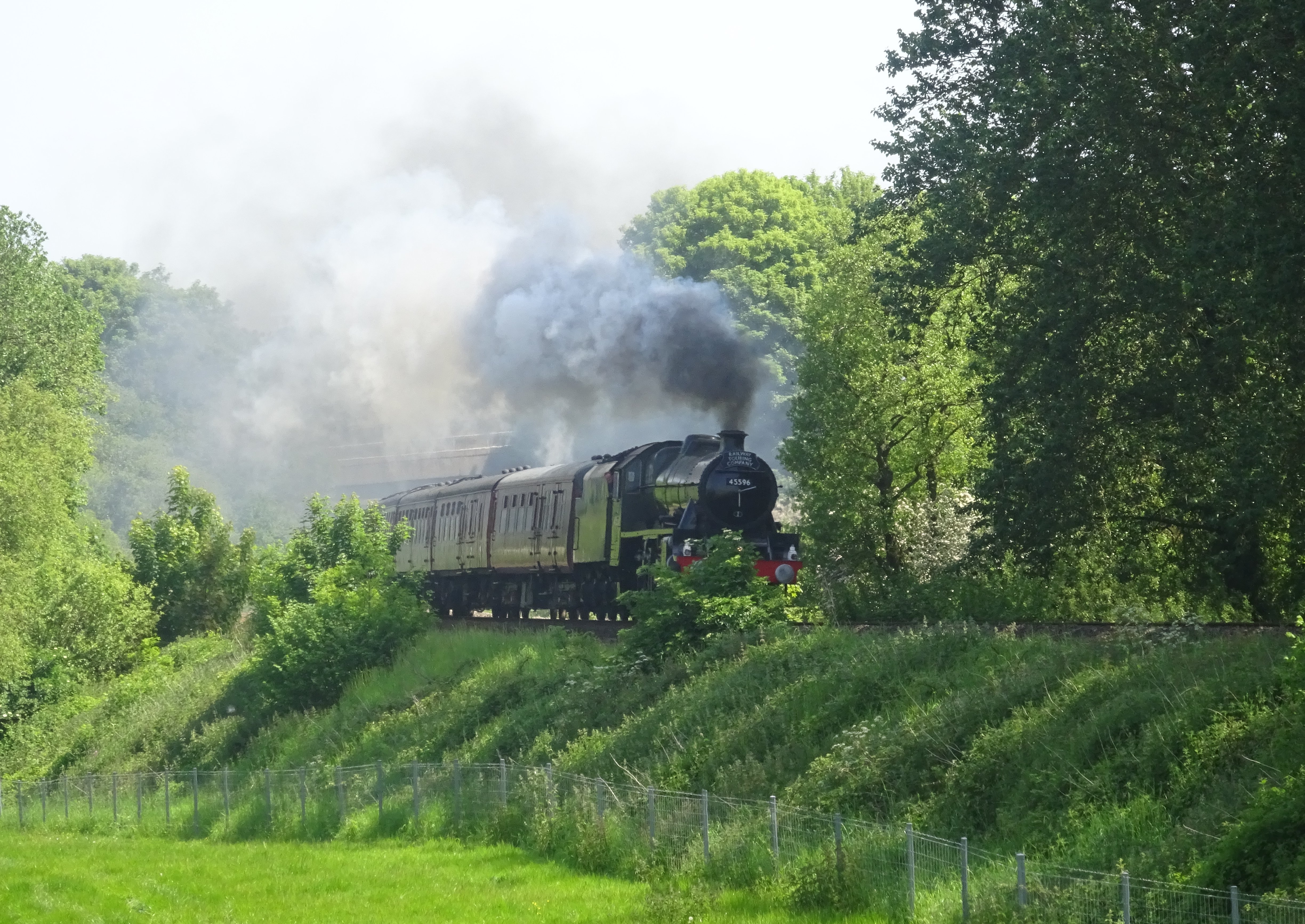 Railway enthusiasts turn out again as steam locomotive Bahamas passes ...