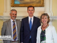 Business champion Colin meets Chancellor