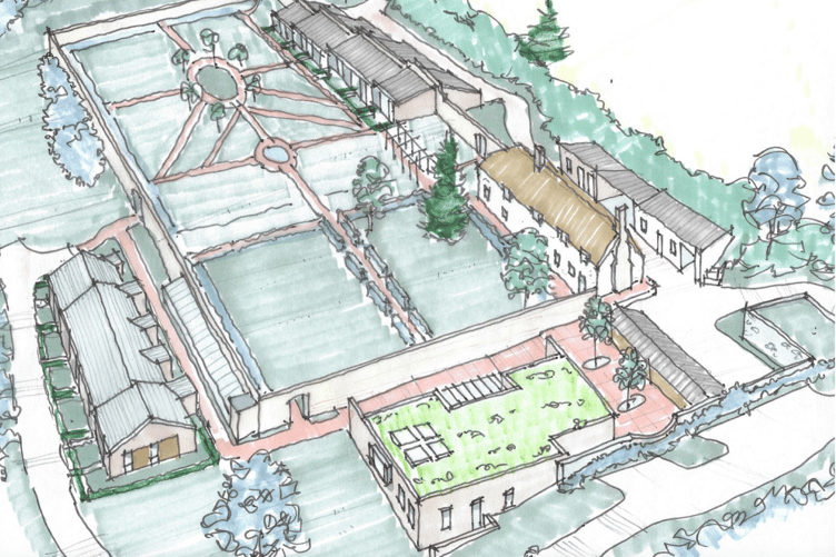 An artist's impression of the new development