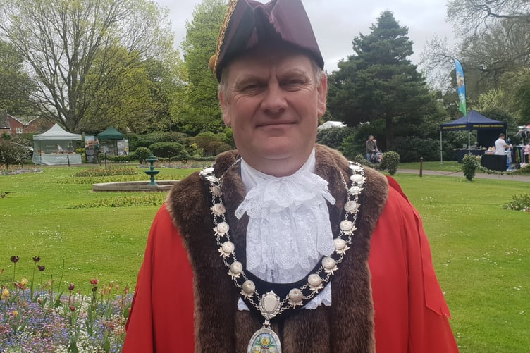 New Wellington Mayor Cllr Marcus Barr wants to set up a charity fund.